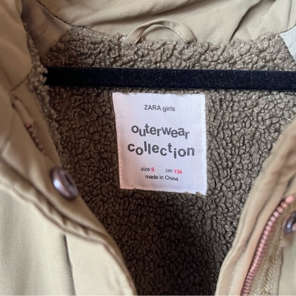 Zara Kids Khaki Parka - Picture 4 of 14